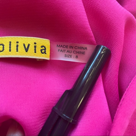 ALICE + OLIVIA Strawberry Ruche Nanette Dress NWT - Picture 14 of 14